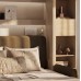 Sienas gulta 140 BED CONCEPT BC-01, kašmirs Sienas gulta 140 BED CONCEPT BC-01, kašmirs
